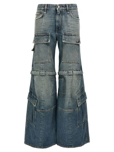 BALENCIAGA CARGO FLARED JEANS