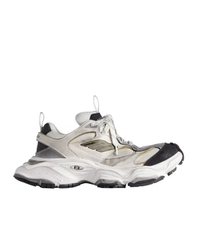 Balenciaga Women's Cargo Trainers In White/grey