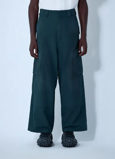 Balenciaga Men Cargo Pants In Blue