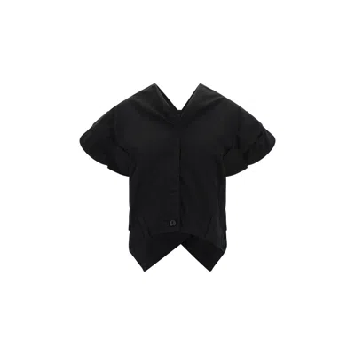 Balenciaga Cargo Pants Top In Black