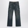 Balenciaga Cargo Regular Jeans With A Faded Effect In Black