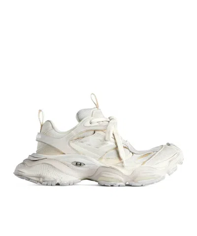 Balenciaga Cargo Sneakers In Light Beige