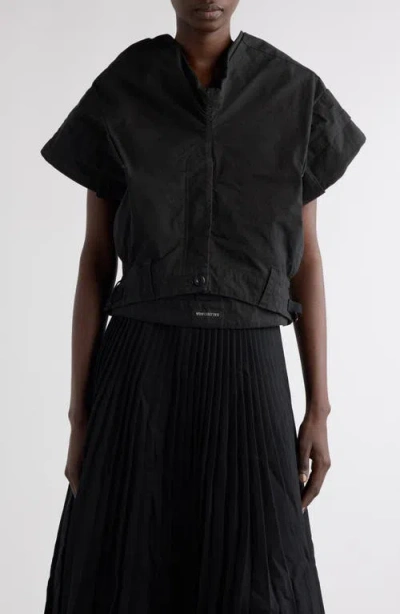 Balenciaga Tailored Pants Wool Top In Black