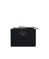 Balenciaga Carrie Bi-fold Coin Card Holder In Black