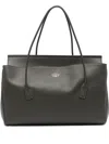Balenciaga Carrie Leather Shoulder Bag In Green