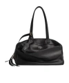 Balenciaga Small Calf Leather Carrie Bowling Top-handle Bag In Black