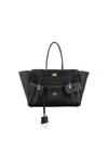 Balenciaga Carry All Bel Air Media Shoulder Bag In Black