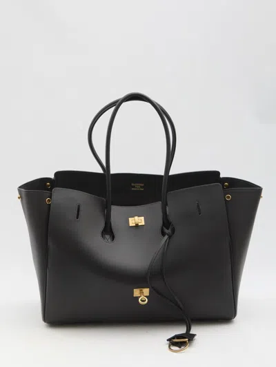 Balenciaga Women Carry All Bel Air Medium Bag In Black