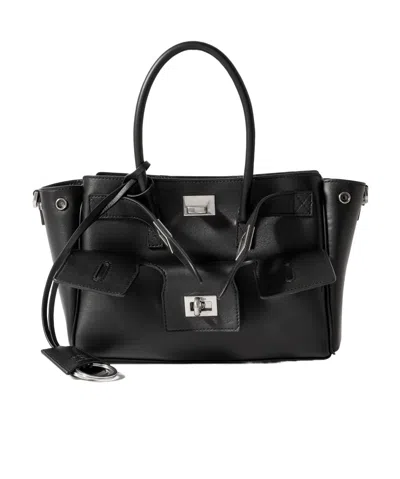 BALENCIAGA WOMEN'S BEL AIR MINI CARRY ALL BAG IN BLACK