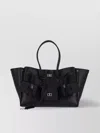 Balenciaga Carryall Tote With Top Handles And Side Buckles In Black