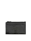 Balenciaga Crush Cardholder In Black