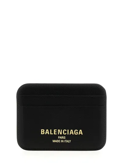 Balenciaga 'cash 2.0' Card Holder In Black