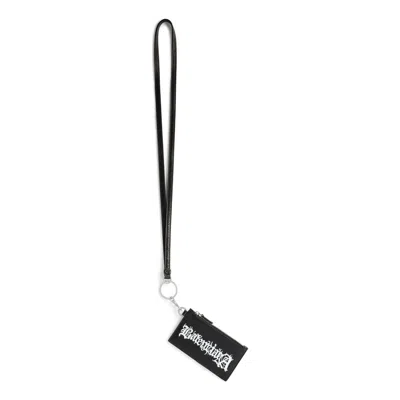 BALENCIAGA BALENCIAGA CASH CARD CASE ON KEYCHAIN DIY METAL 'BLACK'
