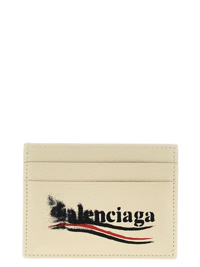 Balenciaga Cash Card Holder In Beige