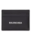 Balenciaga Cash Card Holder In Black