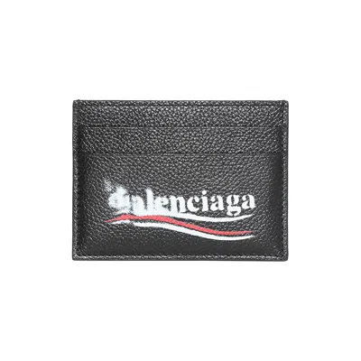 Pre-owned Balenciaga Cash Card Holder 'black'
