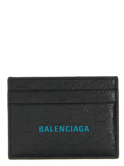Balenciaga 'cash' Card Holder In Black