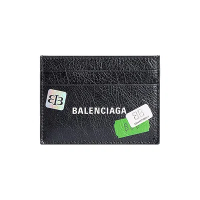 Pre-owned Balenciaga Cash Card Holder 'black/multicolor' | Men's Size Onesize