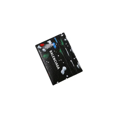 Pre-owned Balenciaga Cash Card Holder 'black/multicolor' | Men's Size Onesize