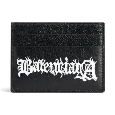 Balenciaga Cash Card Holder Diy Metal 'black White'