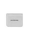 Balenciaga Logo-print Press-stud Wallet In White