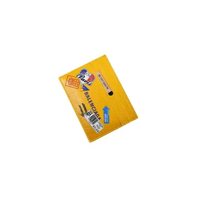 Pre-owned Balenciaga Cash Card Holder 'yellow/multicolor' | Men's Size Onesize