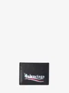 Balenciaga Leather Credit Card Case In Black