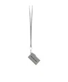 Balenciaga Cash Lanyard-strap Cardholder In Gray