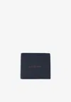 Balenciaga Cash Square Folded Coin Wallet In Blue