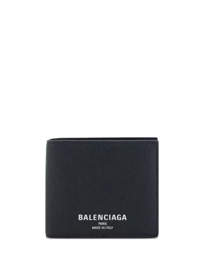 Balenciaga Cash Square Wallet In Black