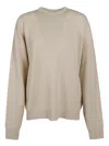 Balenciaga Off-white Allover Furry Fitted Sweater In Beige