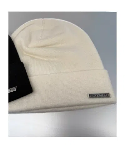 Balenciaga Cashmere Knitted Hat In Brown
