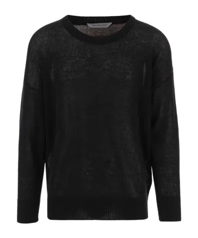 Balenciaga Cashmere Sweater In Black