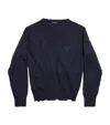 Balenciaga Cashmere-wool Inside Out Sweater In Navy