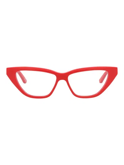 Balenciaga Cat Eye Acetate Optical Frames For Women In Gold
