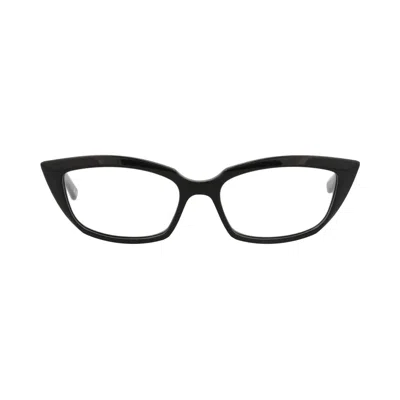 Pre-owned Balenciaga Cat Eye-frame Acetate Optical Frames 'black Transparent' | Multi-color | Women's Size One