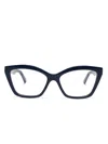 Balenciaga Cat Eye-frame Glasses In ブルー