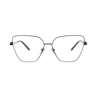 Pre-owned Balenciaga Cat Eye-frame Metal Optical Frames 'black Transparent' | Multi-color | Women's Size Onesi