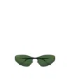 Balenciaga Cat-eye Frame Sunglasses In Green