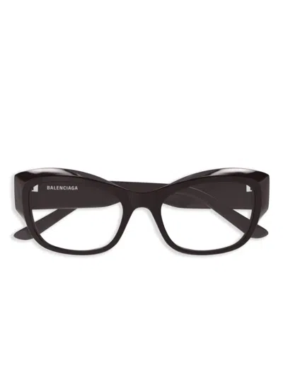 Balenciaga Cat-eye Glasses In 褐色