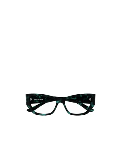 Balenciaga Cat-eye Glasses In Black