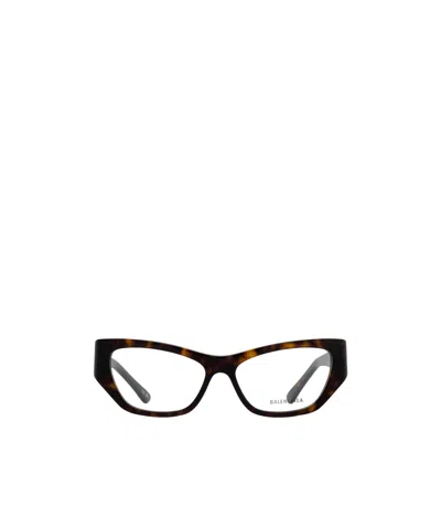 Balenciaga Cat-eye Glasses In Black