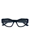 Balenciaga Bb0391o Linea Everyday Eyeglasses In Blue