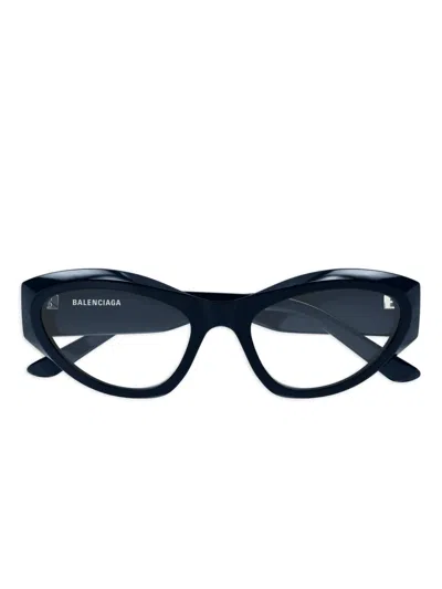 Balenciaga Cat-eye Glasses In Blue