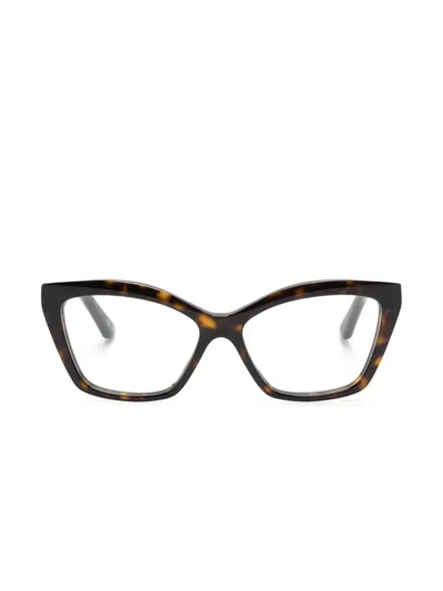 Balenciaga Cat-eye Glasses In Braun