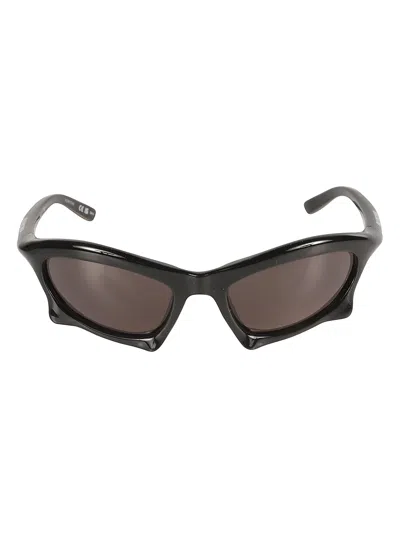 Balenciaga Bb0229s Sunglasses In 001 Black Black Grey