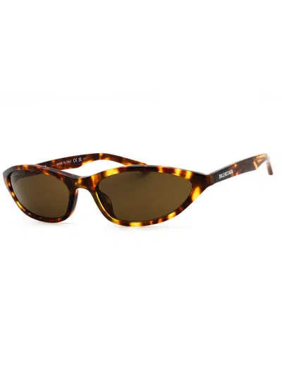 Balenciaga Cat Eye Mini Sunglasses For Women In Brown
