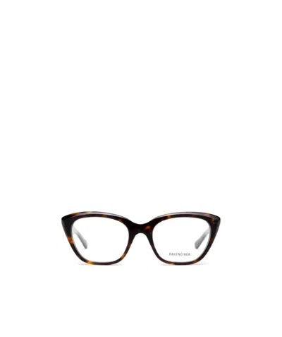 Balenciaga Cat-eye Optical Frame Glasses In Black