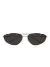 Balenciaga Cat-eye Sunglasses In 银色