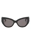 Balenciaga Cat-eye Sunglasses In Black